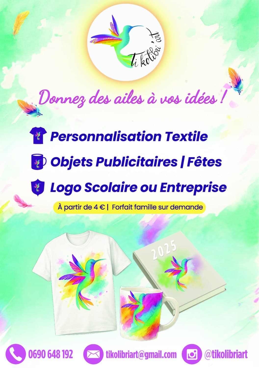 Tiko Libri Art — Visuel — personnalisation textile